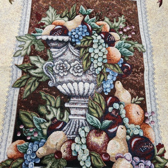 Vintage Jubilee Wall Hanging Tapestry Home Decor 35x42 in Made in USA - Picture 4 of 9
